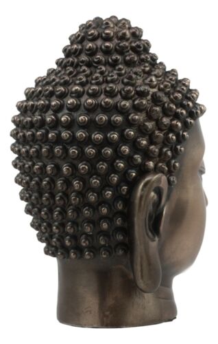 Ebros Gift Ebros Shakyamuni Buddha Gautama Ushnisha Head Statue 6.5" Tall (Bronze Patina)