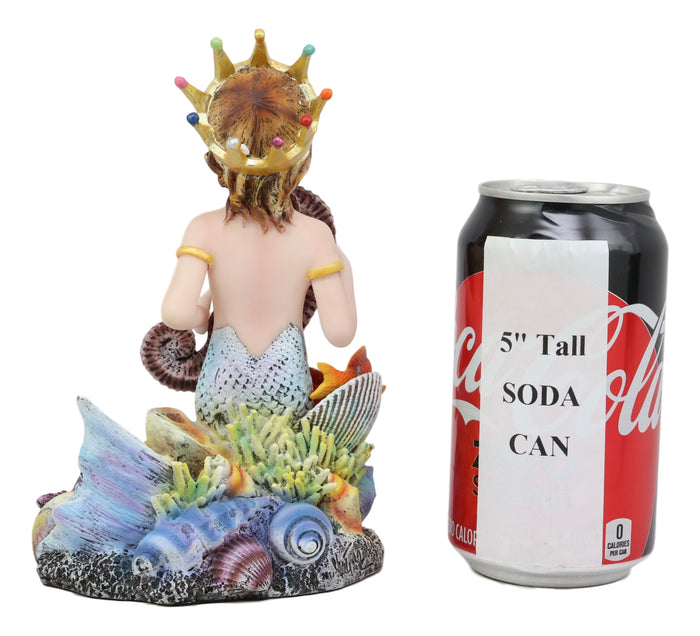 Ebros Gift Ebros Sheila Wolk Ocean Treasure Chest Merboy With Seahorse Starfish Clownfish 7"H