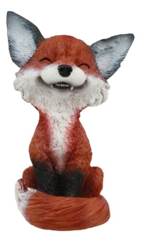 Ebros Gift Ebros Sinister Grinning Urban Fox TeeHee Pets Collectible Statue 4.25" Tall