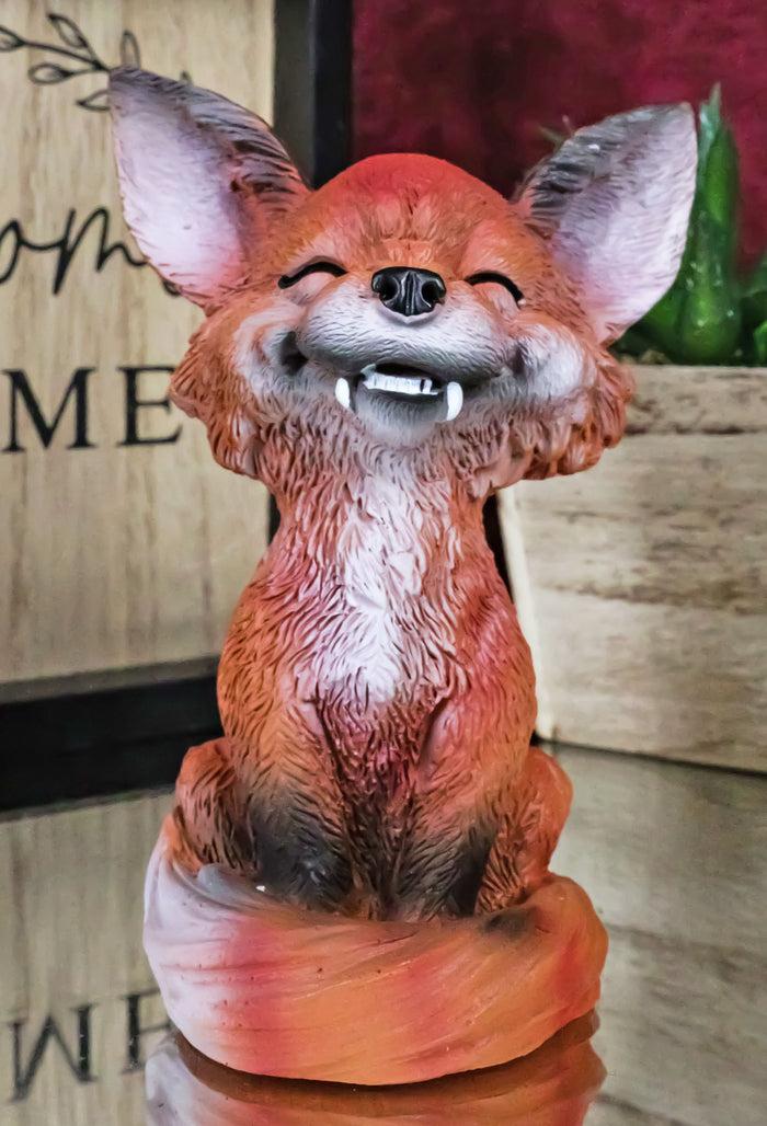 ebros gift Ebros Sinister Grinning Urban Fox TeeHee Pets Collectible Statue 4.25" Tall