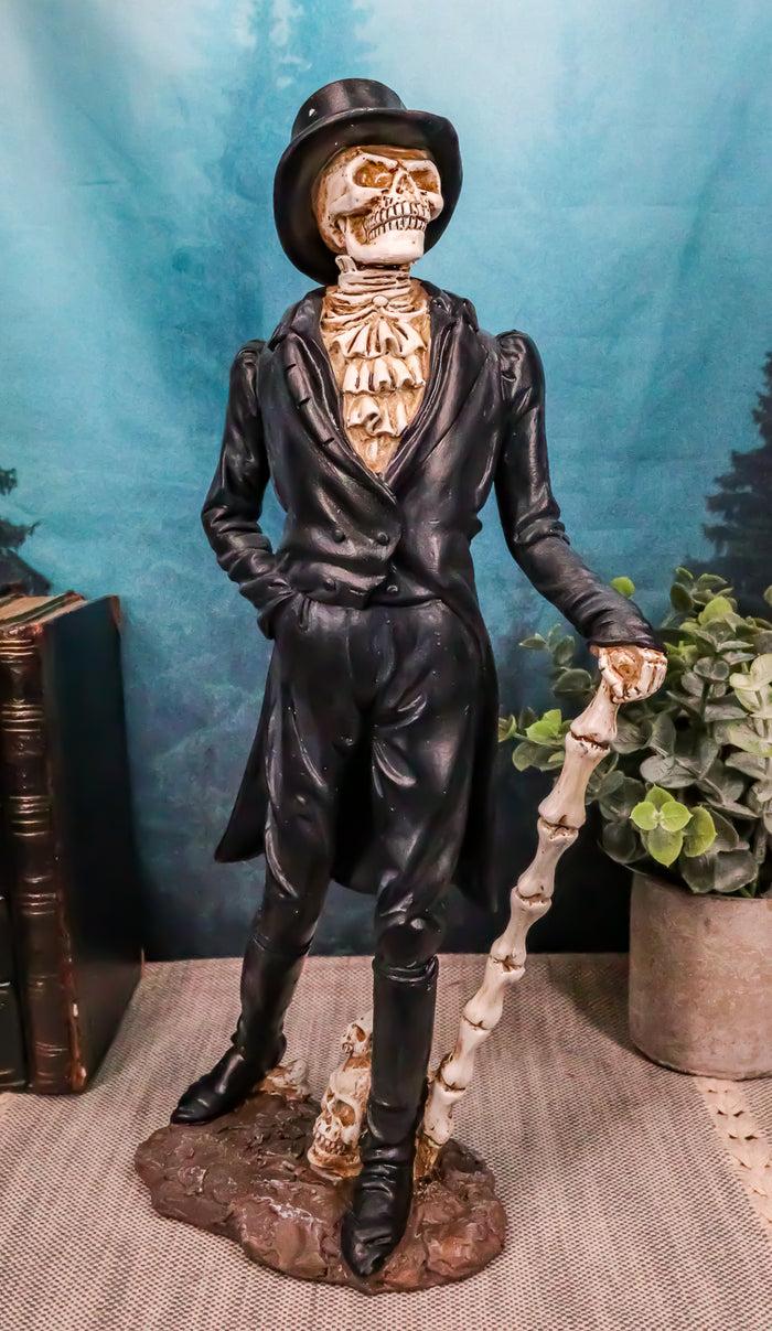 ebros gift Ebros Skeleton Gentleman Groom in Steampunk Tuxedo and Top Hat Figurine 13"H