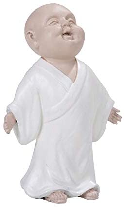 ebros gift Ebros Small Colorful Joyful Monk Sings Praises Baby Buddha Resin Figurine 4.75"