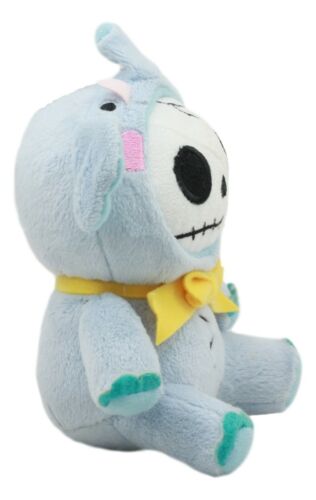 Ebros Gift Ebros Small Furry Bones Elefun Skeleton Elephant With Yellow Bow Tie Plush Toy Doll