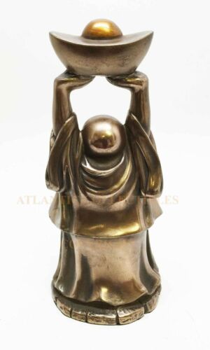 Ebros Gift Ebros Small Lucky Buddha With Fortune Golden Nugget Sculpture Bodhisattva Statue