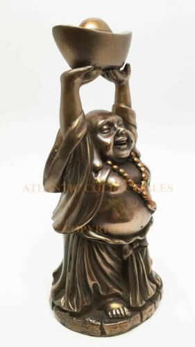 Ebros Gift Ebros Small Lucky Buddha With Fortune Golden Nugget Sculpture Bodhisattva Statue