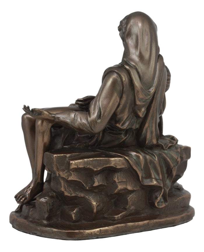 Ebros Gift Ebros Small Michelangelo Sistine Chapel La Pieta Urn Statue 5.25"Tall