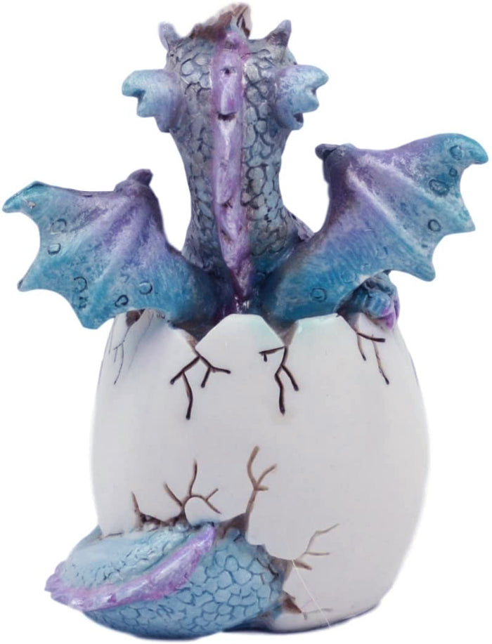 Ebros Gift Ebros Small Purple Whimsical Dragon Baby Hatchling In Egg Statue Fantasy Prehistoric Twilight Dragon Collectible Figurine