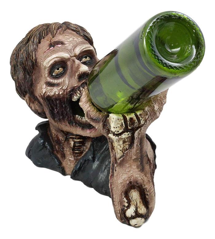 Ebros Gift Ebros Spooky Walking Undead Zombie Drinking Wine Bottle Holder