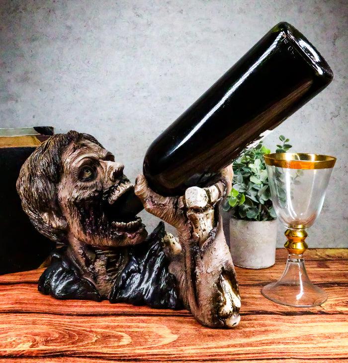 ebros gift Ebros Spooky Walking Undead Zombie Drinking Wine Bottle Holder