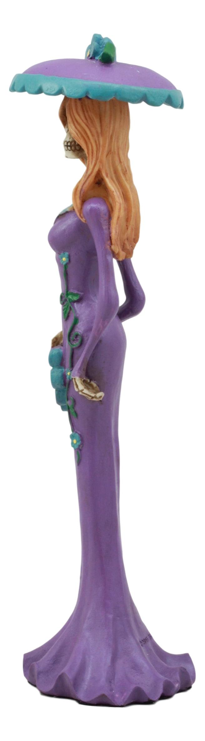 Ebros Gift Ebros Steampunk Aristocrat Lady In Purple Skeleton Statue Day Of The Dead Baroness