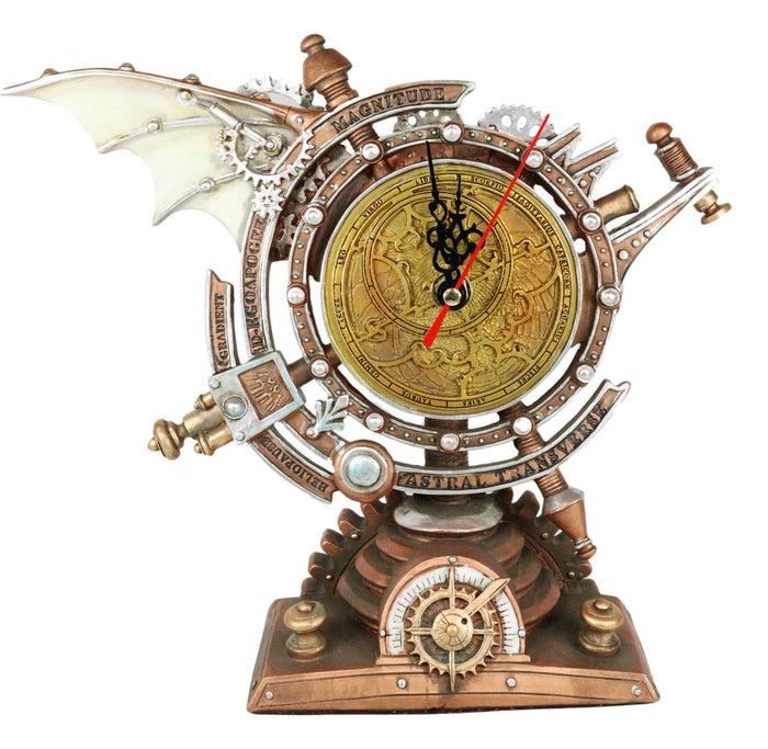Ebros Gift Ebros Steampunk Celestial Intergalactic Stormgrave Chronometer Decorative Table Clock
