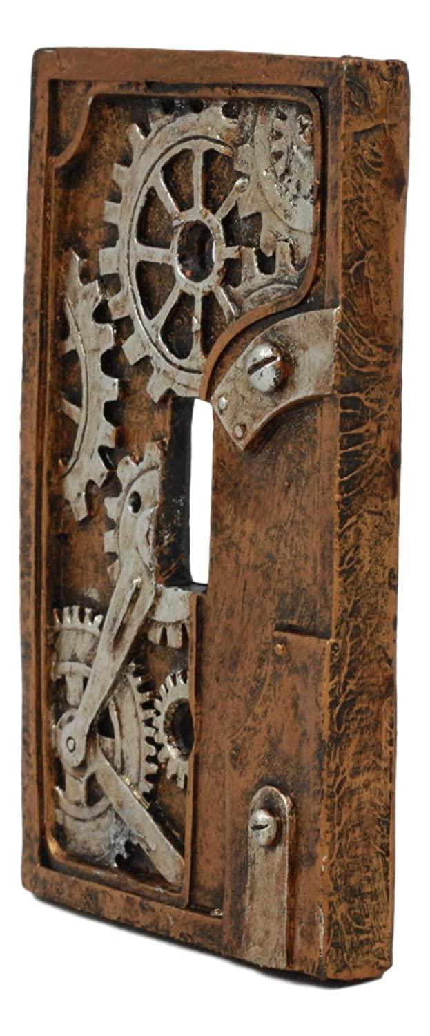 Ebros Gift Ebros Steampunk Clockwork Gearwork Design Wall Light Switch Plate Set Of 4