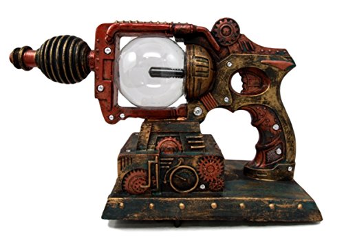 Ebros Gift Ebros Steampunk Electric Laser Static Storm Ball Ionizer Gun Accent Lamp 12" L