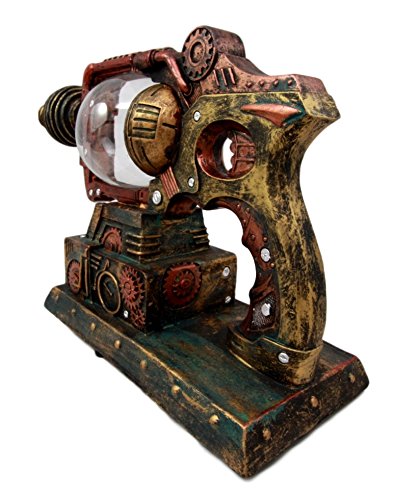 Ebros Gift Ebros Steampunk Electric Laser Static Storm Ball Ionizer Gun Accent Lamp 12" L