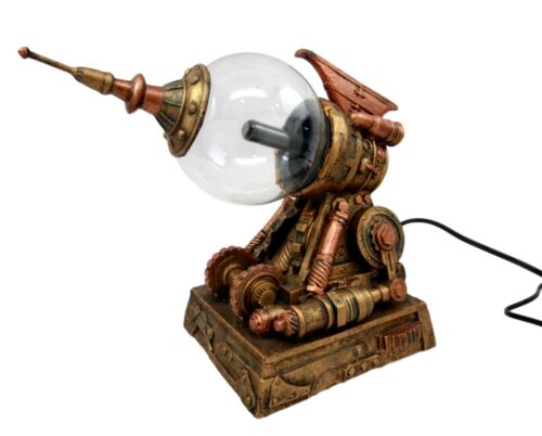Ebros Gift Ebros Steampunk Electric Plasma Static Storm Ball Blaster Gun Accent Lamp Figurine