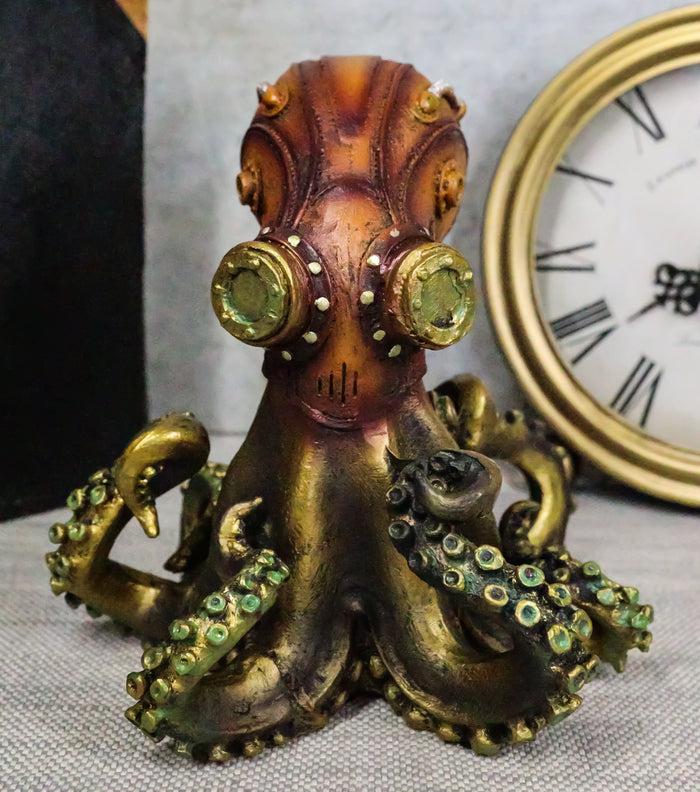 ebros gift Ebros Steampunk Giant Kraken Octopus Marauder Statue 5.5"Tall Deep Sea Military