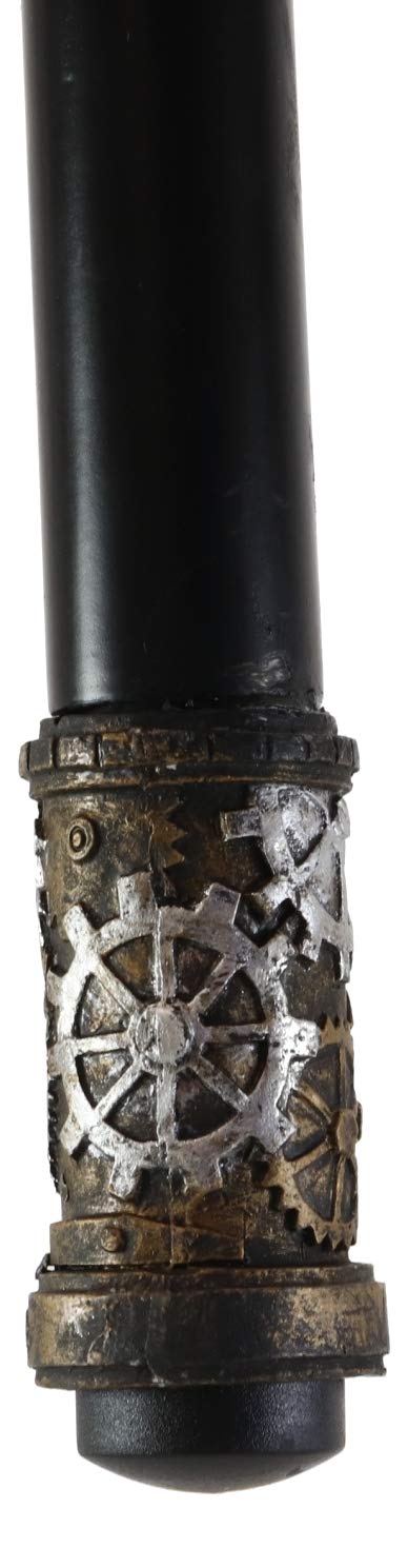 Ebros Gift Ebros Steampunk Robotic Kraken Cthulhu Octopus Swagger Stick Cane Staff 38" Long Decorative Costume Prop Victorian Industrial Sci Fi Decor Collectible Figurine NOT For Medical Walking Assistance