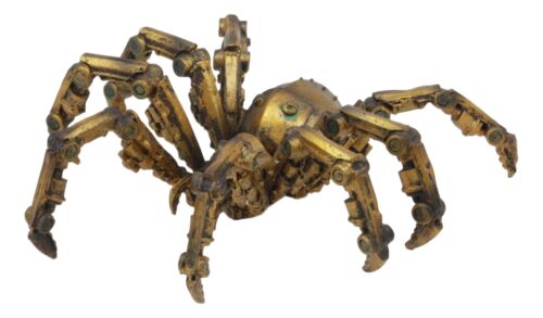 Ebros Gift Ebros Steampunk Robotic Spider Statue Cyborg Gargantuan Arachnid Tarantula Figurine