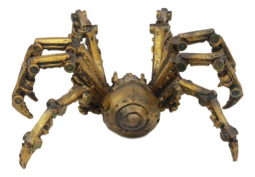 Ebros Gift Ebros Steampunk Robotic Spider Statue Cyborg Gargantuan Arachnid Tarantula Figurine