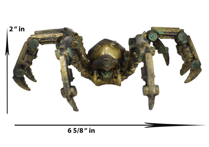 Ebros Gift Ebros Steampunk Robotic Spider Statue Cyborg Gargantuan Arachnid Tarantula Figurine