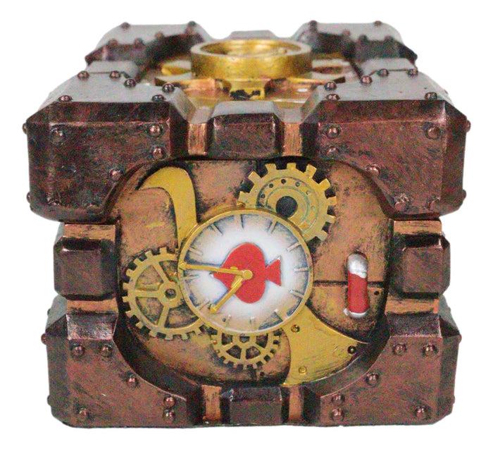 Ebros Gift Ebros Steampunk Romantic Gearwork Heart Decorative Box Figurine 5.25"L