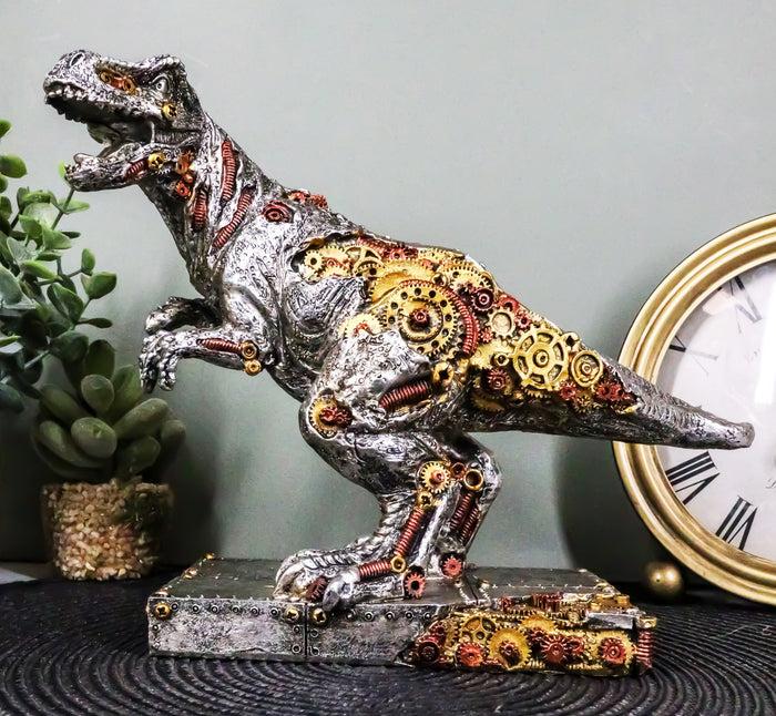 ebros gift Ebros Steampunk T-Rex Figurine Jurassic Era Predator Tyrannosaurus Rex Statue Dinosaur