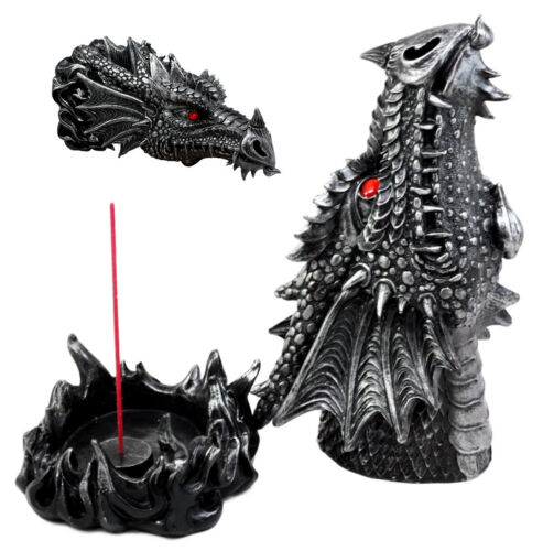 ebros gift Ebros Stryker The Mythical Fire Breathing Dragon Head Sculptural Incense Holder