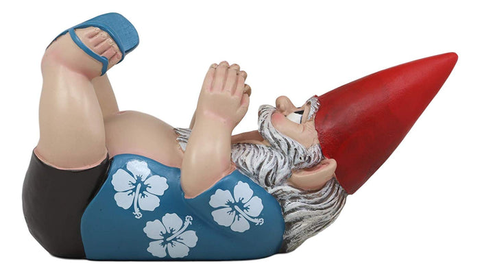Ebros Gift Ebros Summer Vacation Travelling Gnome With Sandal Flip Flops Wine Bottle Holder Decor