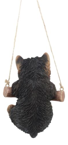 Ebros Gift Ebros Teacup Yorkie Puppy Macrame Branch Hanger 5.5"Tall With Jute Strings