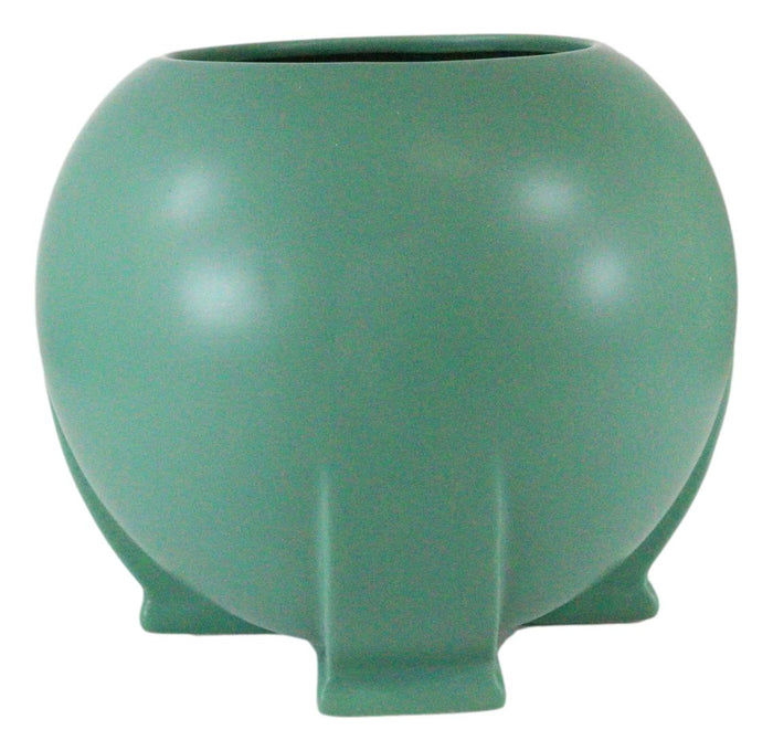 Ebros Gift Ebros Teco Art Pottery By Frank Lloyd Wright Contemporary Satin Green Orb Vase Decor