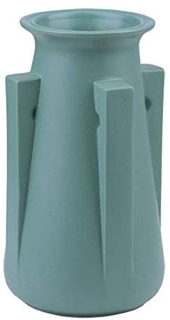 ebros gift Ebros Teco Art Pottery by Frank Lloyd Wright Matte Vase (Buttress 4 - Green)