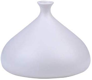 ebros gift Ebros Teco Art Pottery by Frank Lloyd Wright Matte Glaze Vase (Kiss - White)