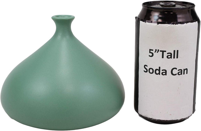 Ebros Gift Ebros Teco Art Pottery By Frank Lloyd Wright Matte Glaze Vase (Kiss - Green)