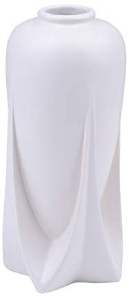 ebros gift Ebros Teco Art Pottery by Frank Lloyd Wright Vase Reproduction (Rocket - White)