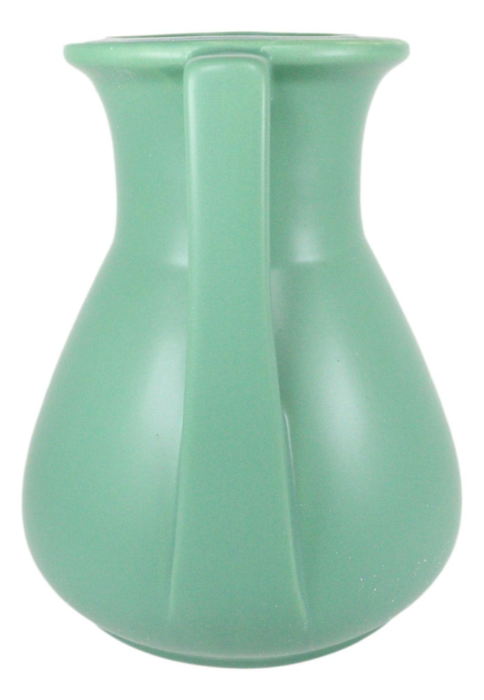 Ebros Gift Ebros Teco Art Pottery Frank Lloyd Wright Contemporary Satin Green Roman Vase Decor