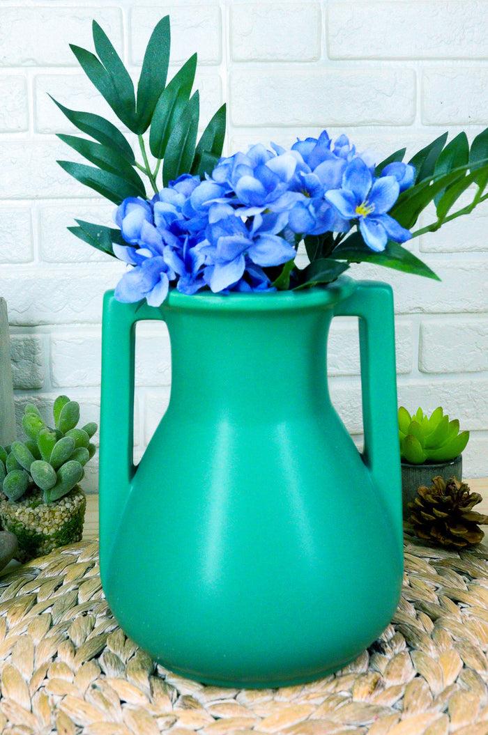 ebros gift Ebros Teco Art Pottery Frank Lloyd Wright Contemporary Satin Green Roman Vase Decor