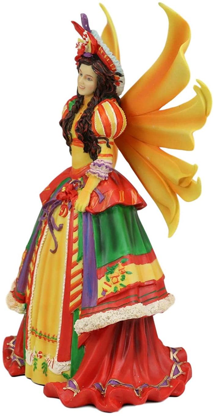 Ebros Gift Ebros Teri Rosario Fairy Queen Of Masquerade Winter Fairy Statue 11.25" Tall