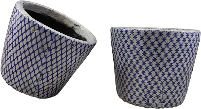 Ebros Gift Ebros Terracotta Ceramic Pot Planters Set Of 4 Planter Pots Garden Accent 6"H