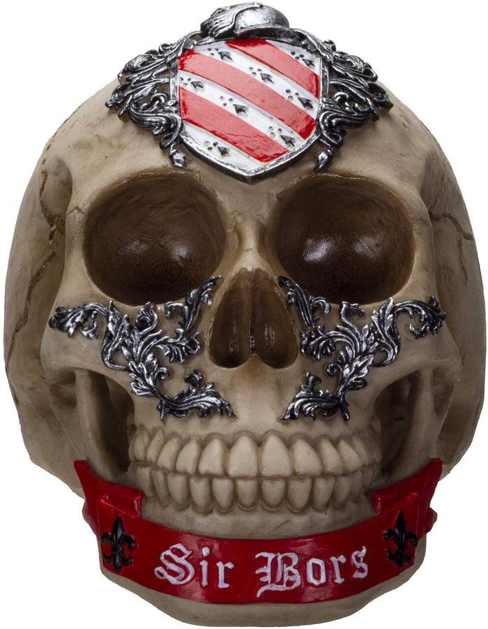 Ebros Gift Ebros The Knights Of The Round Table King Arthur Skulls Sir Bors Skull Figurine