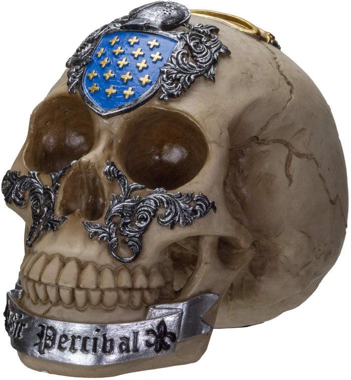 Ebros Gift Ebros The Knights Of The Round Table Skulls Sir Geraint Resin Skull Figurine