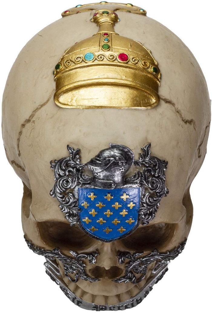 Ebros Gift Ebros The Knights Of The Round Table Skulls Sir Percival Resin Skull Figurine