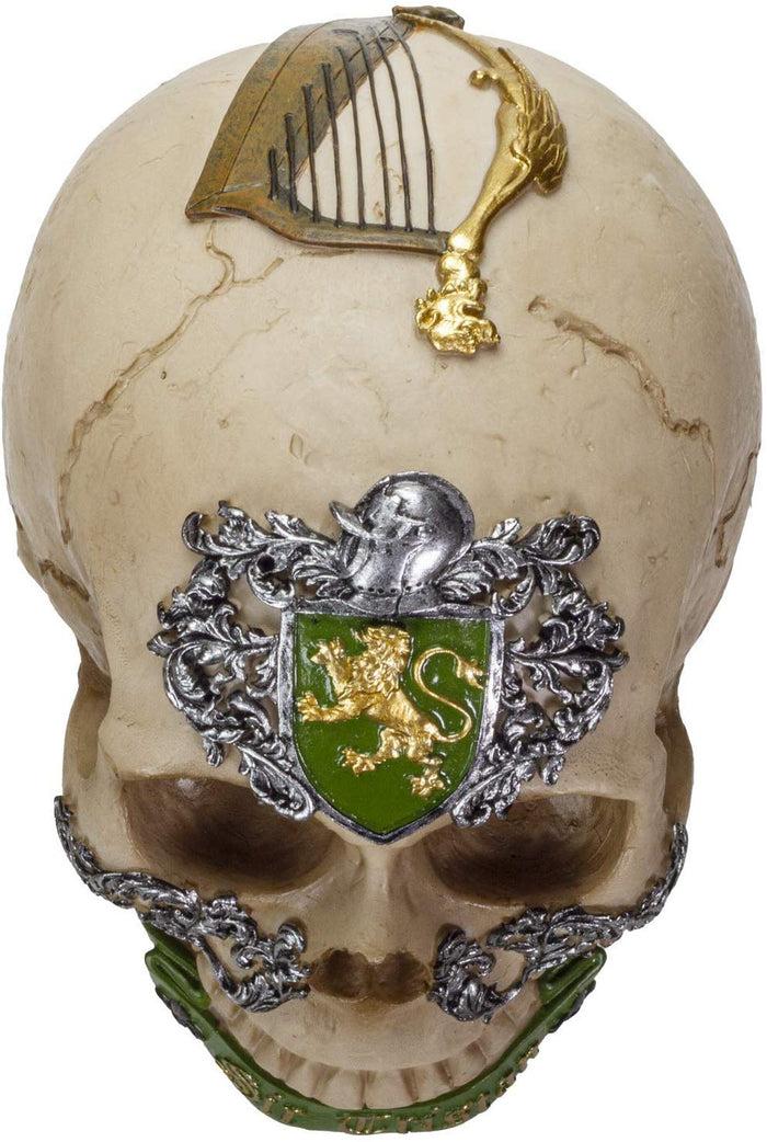 Ebros Gift Ebros The Knights Of The Round Table Skulls Sir Tristan Resin Skull Figurine