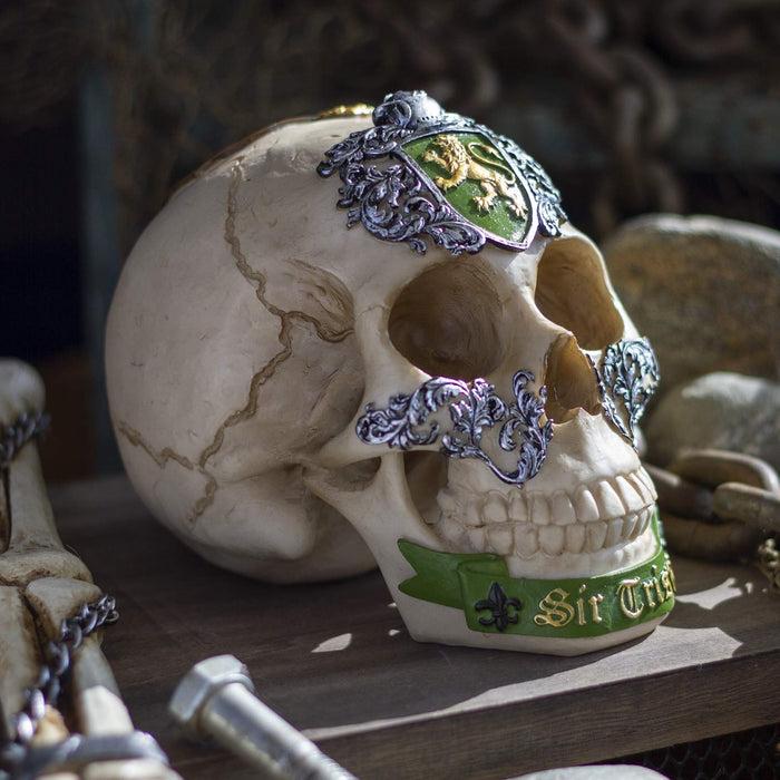 ebros gift Ebros The Knights of The Round Table Skulls Sir Tristan Resin Skull Figurine