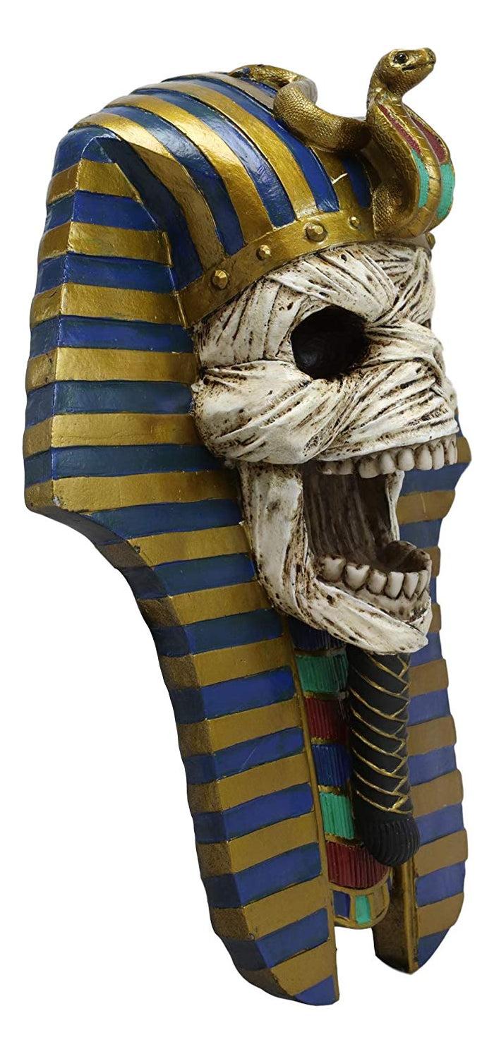 Ebros Gift Ebros The Screaming Mummy Egyptian King TUT Bust Wall Decor Statue 11.5" Tall