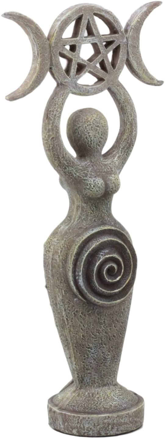 Ebros Gift Ebros The Spiral Goddess Feminine Power Spiritual Triple Goddess Figurine 8 Inch