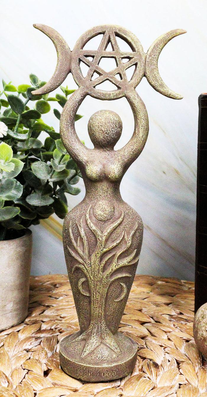 ebros gift Ebros The Spiral Goddess Feminine Power Spiritual Triple Goddess Figurine 8 inch