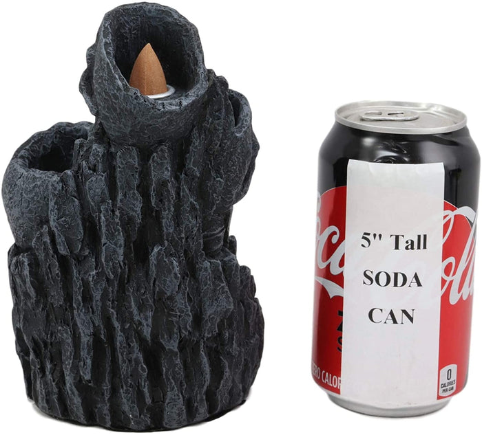 Ebros Gift Ebros Three Screaming Skulls Death Mountain Cave Backflow Incense Burner Statue