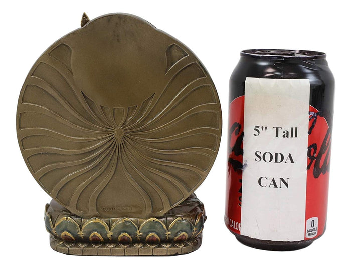 Ebros Gift Ebros Tibet Buddhism Meditating Buddha Amitabha Guru Rinpoche Padmasambhava Statue 6" Tall Home Altar Zen Feng Shui Altar Decoration Housewarming Decor Sculpture