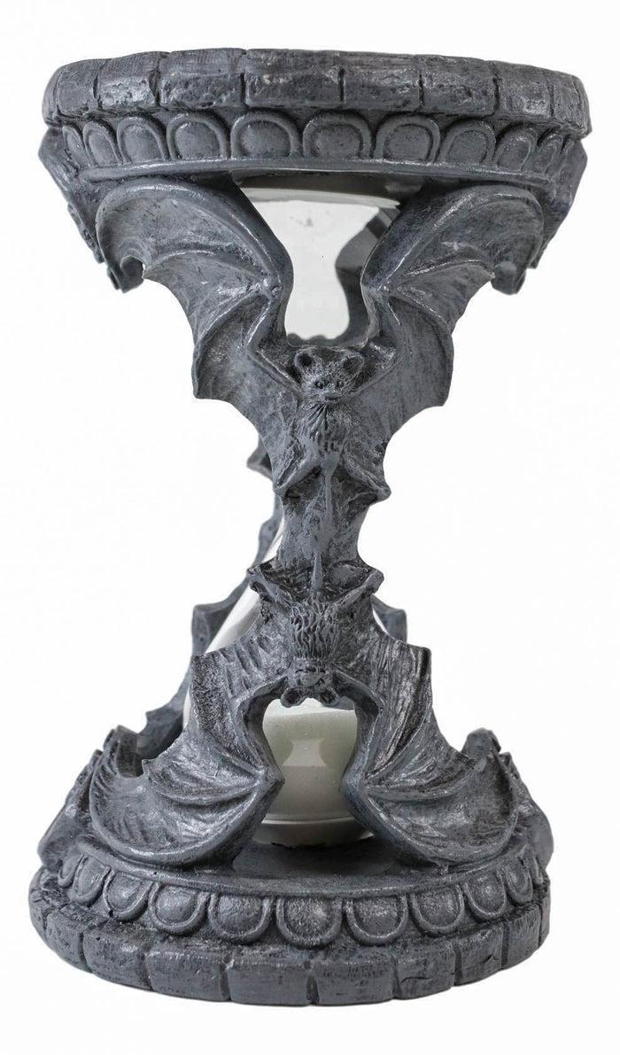 Ebros Gift Ebros Time Waits For No Man Grim Reaper Vampire Bats Invertible Sand Timer Figurine