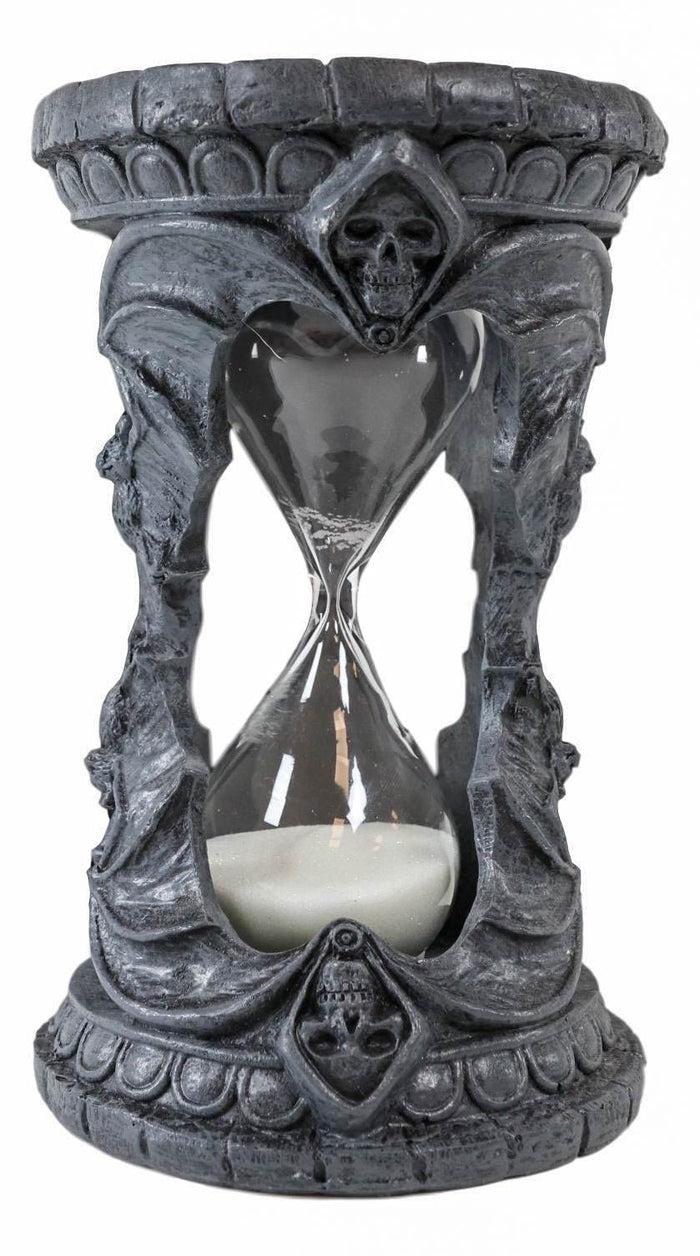 Ebros Gift Ebros Time Waits For No Man Grim Reaper Vampire Bats Invertible Sand Timer Figurine